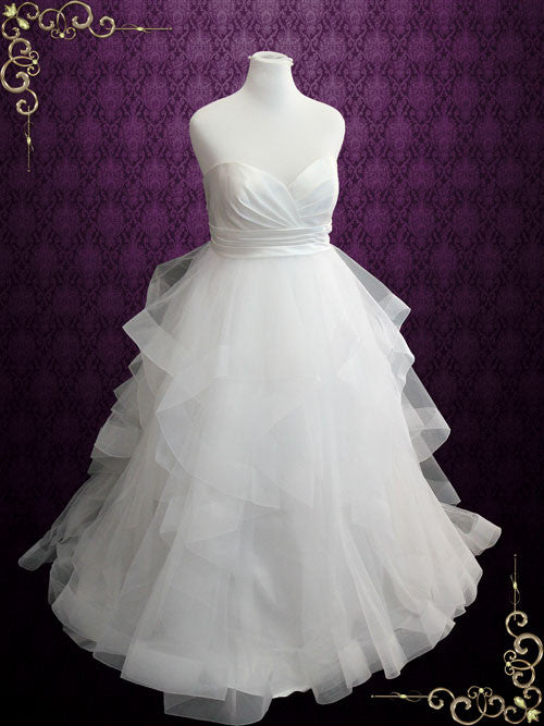 Wrapped Skirt Wedding Dress - Style #4987 | Paloma Blanca